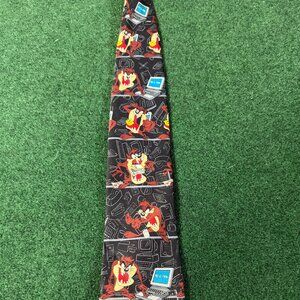 "Looney Tunes Mania" tie, often called the "Taz Computer Tie" or "Taz at Work"